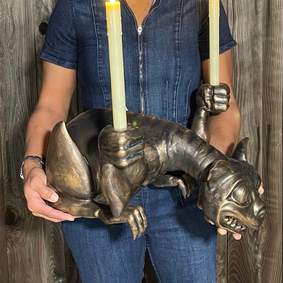 Haunted Mansion Decor Gargoyle Large 10" Tall Giant - Picture 10 of 10